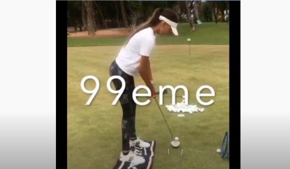 Cent put consécutives de Noura à Agadir Golf Training Center
